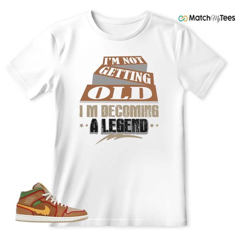 NIKE AIR JORDAN 1 MID SE CHEESEBURGER SNEAKER Matching Tees t-shirt