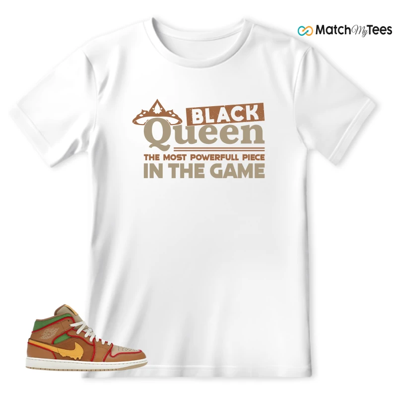 NIKE AIR JORDAN 1 MID SE CHEESEBURGER SNEAKER Matching Tees t-shirt
