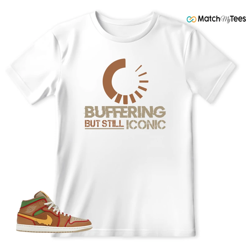 NIKE AIR JORDAN 1 MID SE CHEESEBURGER SNEAKER Matching Tees t-shirt