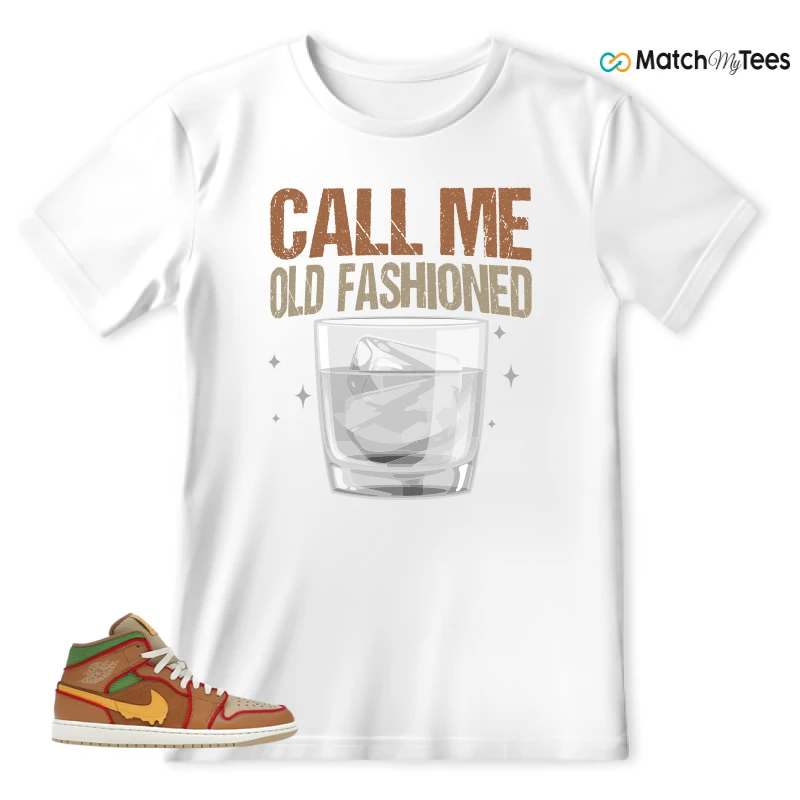 NIKE AIR JORDAN 1 MID SE CHEESEBURGER SNEAKER Matching Tees t-shirt