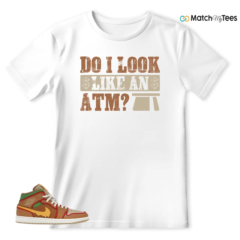 NIKE AIR JORDAN 1 MID SE CHEESEBURGER SNEAKER Matching Tees t-shirt