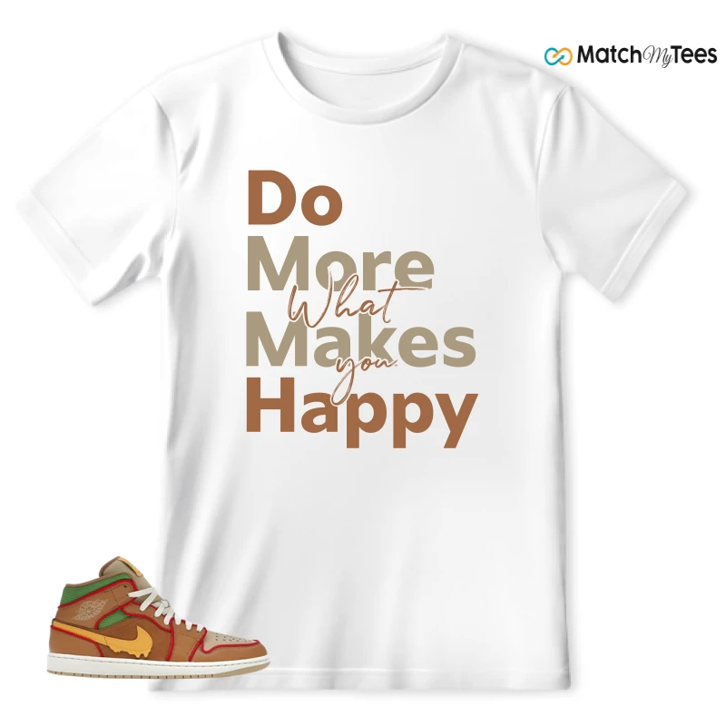NIKE AIR JORDAN 1 MID SE CHEESEBURGER SNEAKER Matching Tees t-shirt