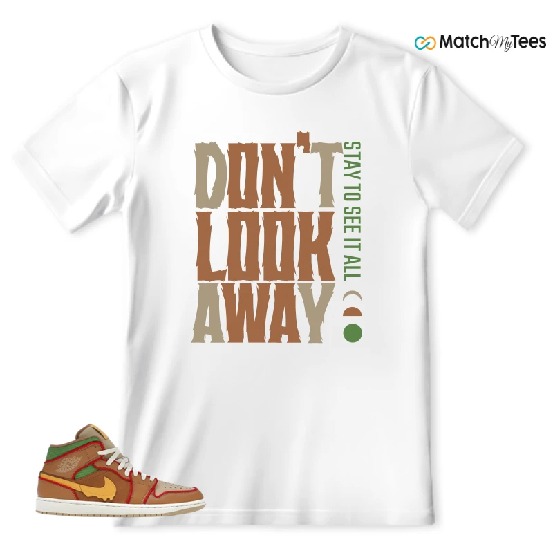 NIKE AIR JORDAN 1 MID SE CHEESEBURGER SNEAKER Matching Tees t-shirt