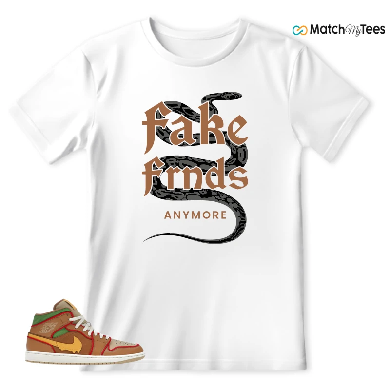 NIKE AIR JORDAN 1 MID SE CHEESEBURGER SNEAKER Matching Tees t-shirt