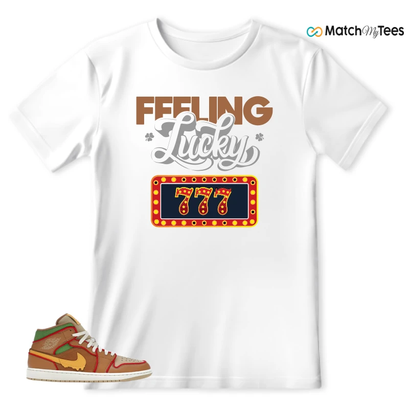 NIKE AIR JORDAN 1 MID SE CHEESEBURGER SNEAKER Matching Tees t-shirt