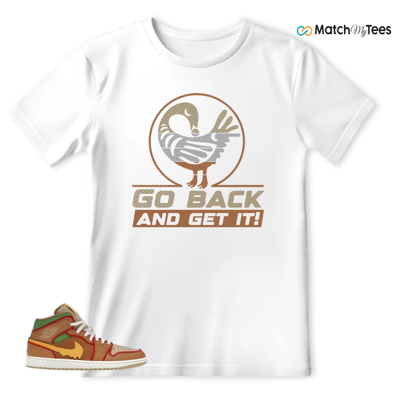 NIKE AIR JORDAN 1 MID SE CHEESEBURGER SNEAKER Matching Tees t-shirt