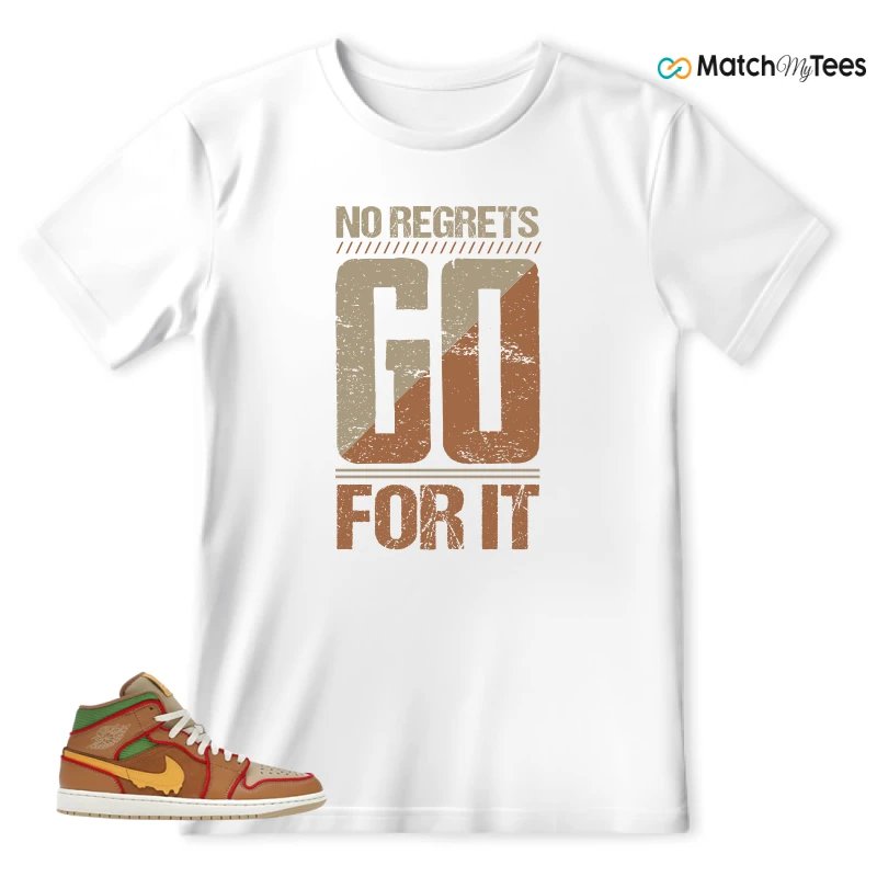 NIKE AIR JORDAN 1 MID SE CHEESEBURGER SNEAKER Matching Tees t-shirt