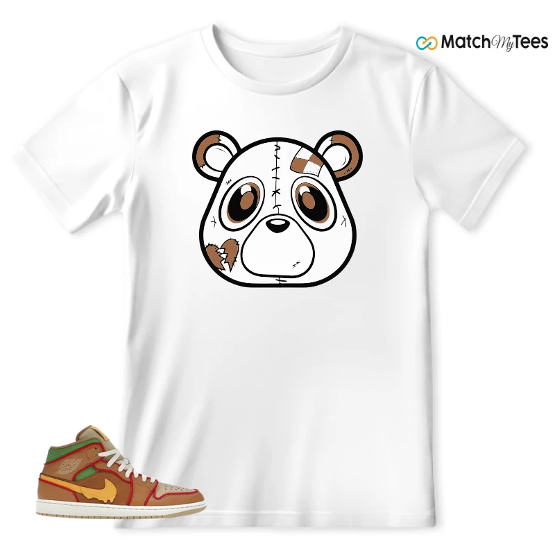 NIKE AIR JORDAN 1 MID SE CHEESEBURGER SNEAKER Matching Tees t-shirt