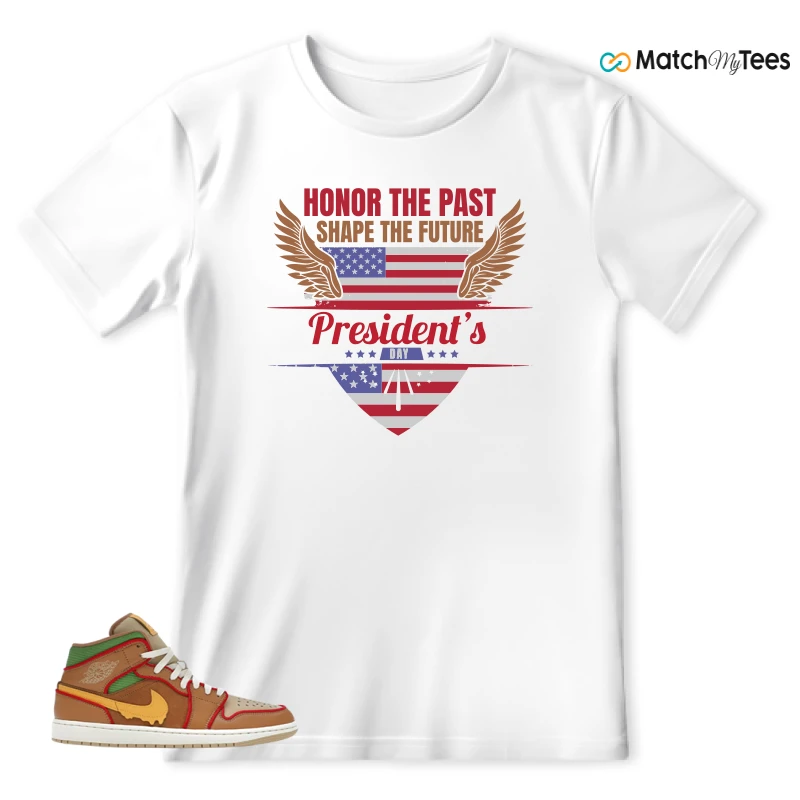 NIKE AIR JORDAN 1 MID SE CHEESEBURGER SNEAKER Matching Tees t-shirt