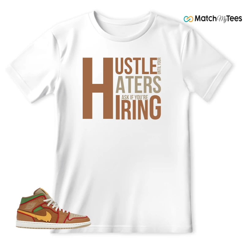 NIKE AIR JORDAN 1 MID SE CHEESEBURGER SNEAKER Matching Tees t-shirt