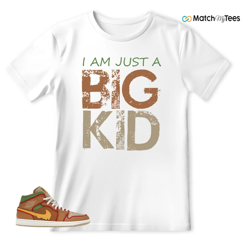 NIKE AIR JORDAN 1 MID SE CHEESEBURGER SNEAKER Matching Tees t-shirt