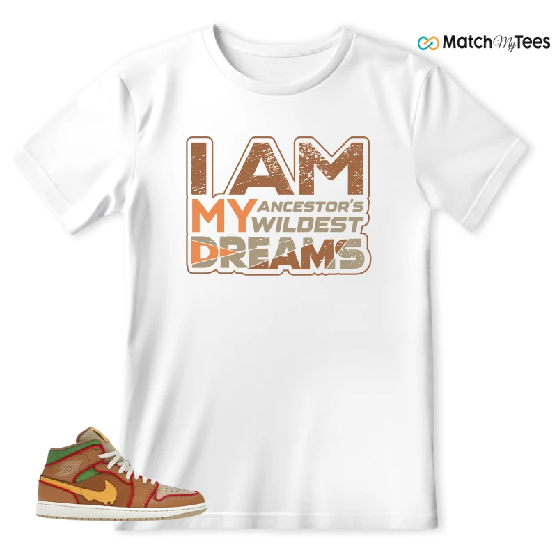 NIKE AIR JORDAN 1 MID SE CHEESEBURGER SNEAKER Matching Tees t-shirt