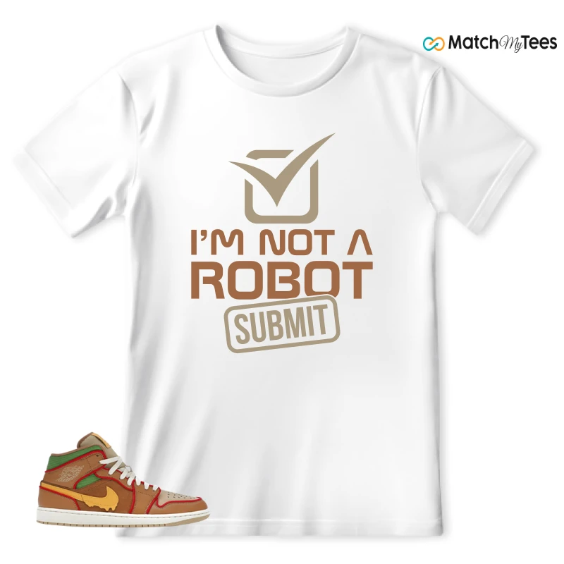 NIKE AIR JORDAN 1 MID SE CHEESEBURGER SNEAKER Matching Tees t-shirt
