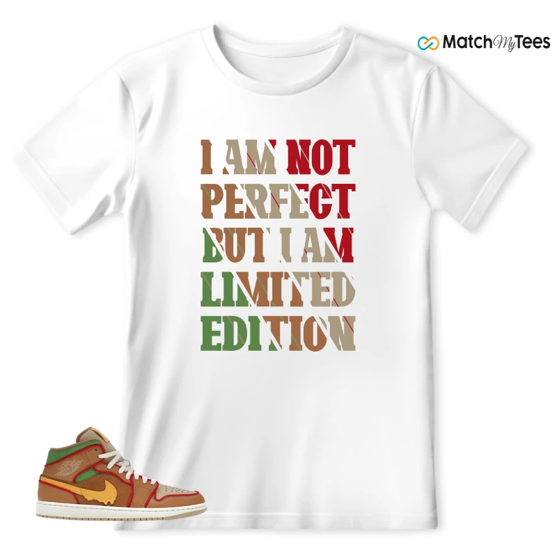 NIKE AIR JORDAN 1 MID SE CHEESEBURGER SNEAKER Matching Tees t-shirt