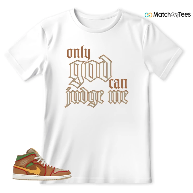 NIKE AIR JORDAN 1 MID SE CHEESEBURGER SNEAKER Matching Tees t-shirt