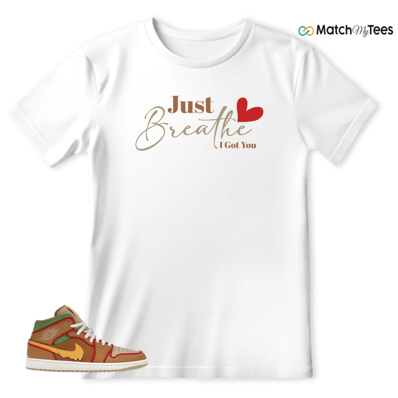 NIKE AIR JORDAN 1 MID SE CHEESEBURGER SNEAKER Matching Tees t-shirt