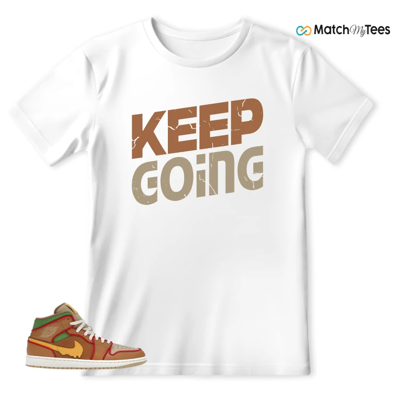 NIKE AIR JORDAN 1 MID SE CHEESEBURGER SNEAKER Matching Tees t-shirt
