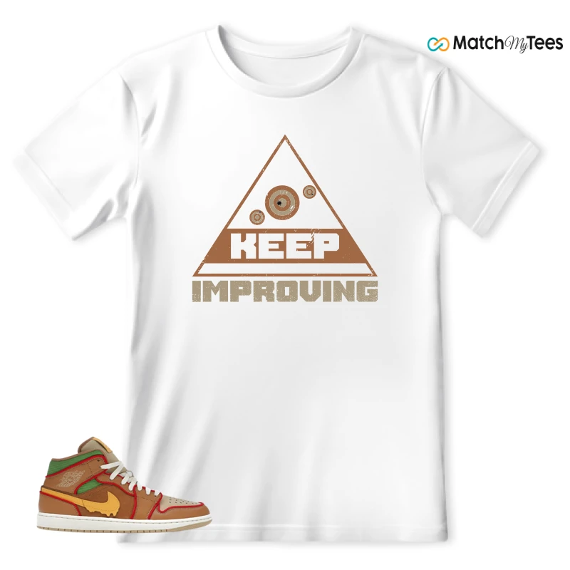 NIKE AIR JORDAN 1 MID SE CHEESEBURGER SNEAKER Matching Tees t-shirt