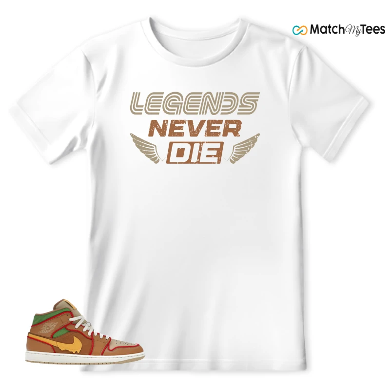 NIKE AIR JORDAN 1 MID SE CHEESEBURGER SNEAKER Matching Tees t-shirt