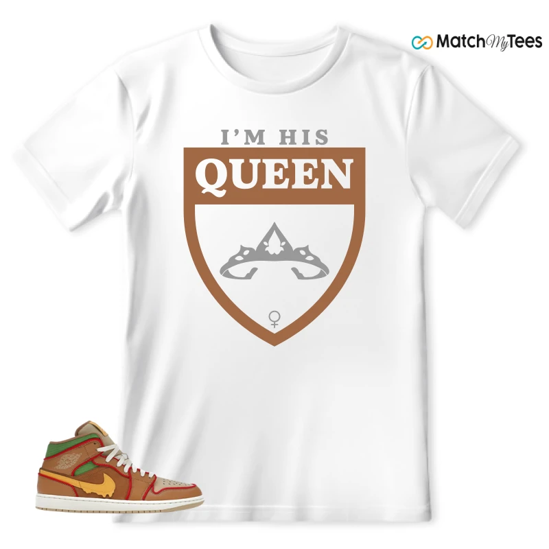 NIKE AIR JORDAN 1 MID SE CHEESEBURGER SNEAKER Matching Tees t-shirt