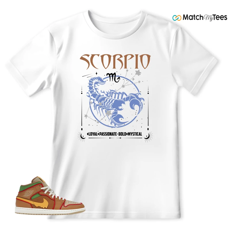NIKE AIR JORDAN 1 MID SE CHEESEBURGER SNEAKER Matching Tees t-shirt