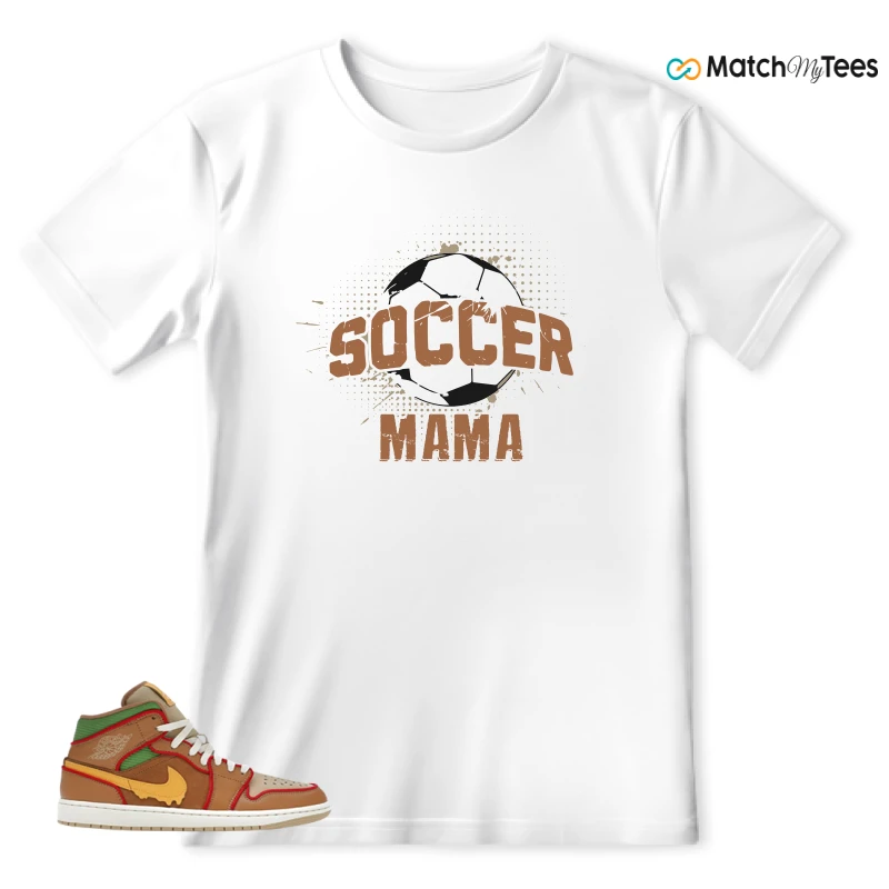 NIKE AIR JORDAN 1 MID SE CHEESEBURGER SNEAKER Matching Tees t-shirt