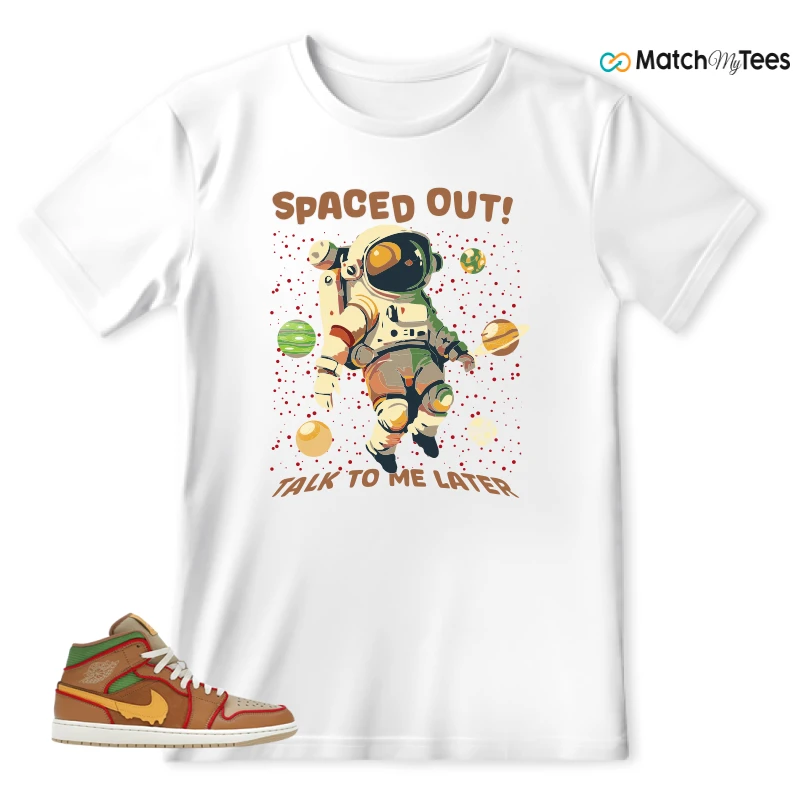NIKE AIR JORDAN 1 MID SE CHEESEBURGER SNEAKER Matching Tees t-shirt