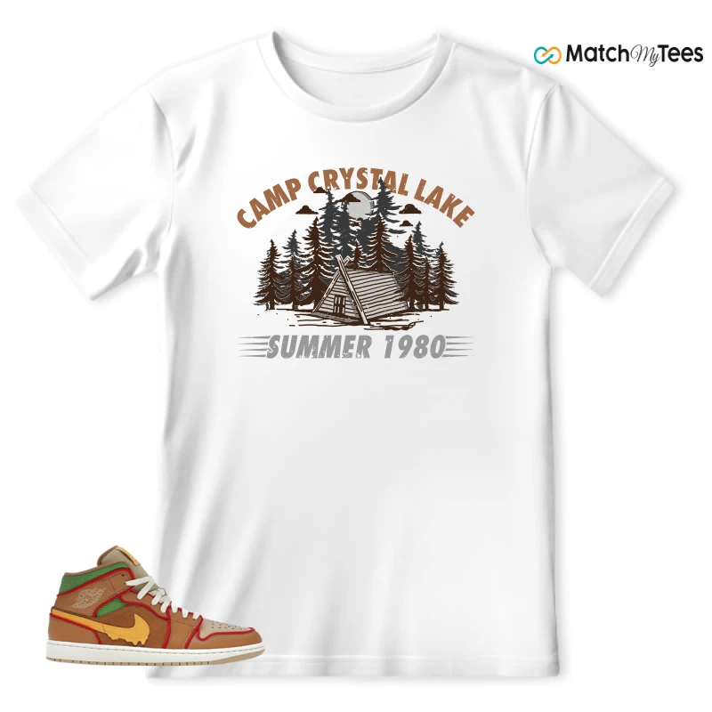 NIKE AIR JORDAN 1 MID SE CHEESEBURGER SNEAKER Matching Tees t-shirt