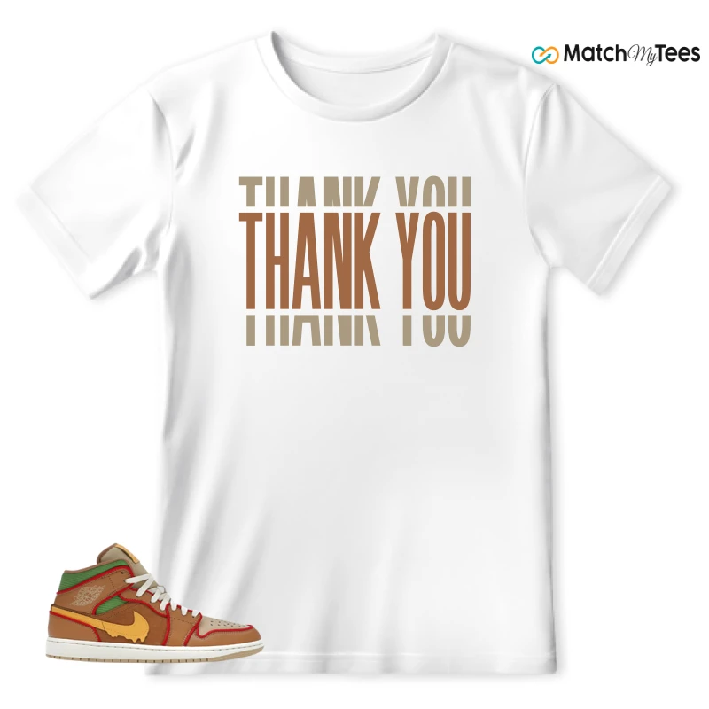 NIKE AIR JORDAN 1 MID SE CHEESEBURGER SNEAKER Matching Tees t-shirt