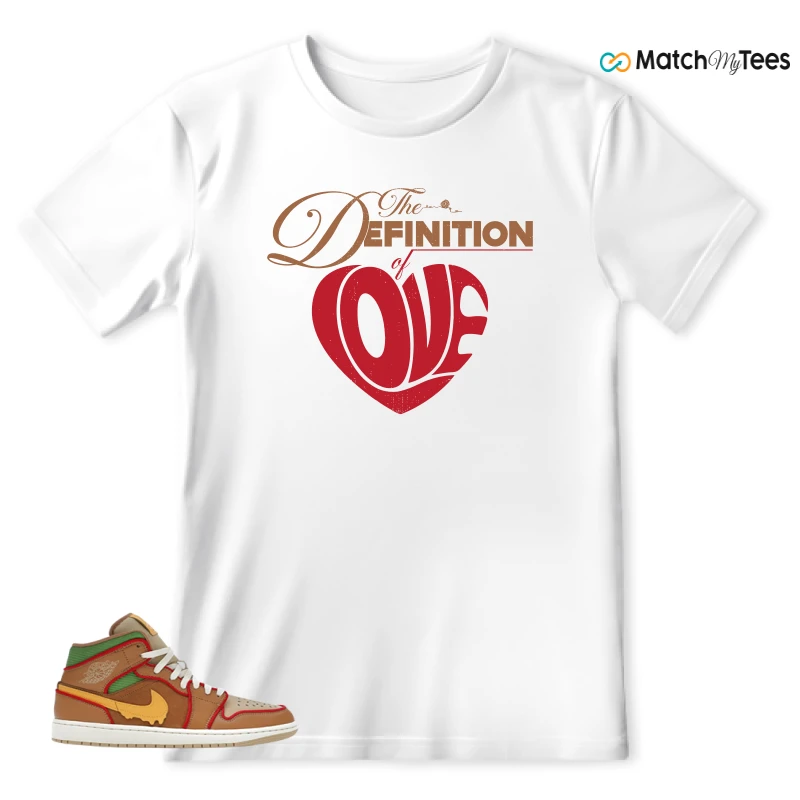 NIKE AIR JORDAN 1 MID SE CHEESEBURGER SNEAKER Matching Tees t-shirt