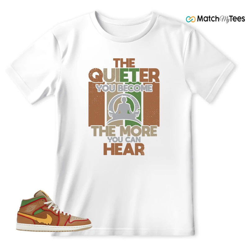 NIKE AIR JORDAN 1 MID SE CHEESEBURGER SNEAKER Matching Tees t-shirt