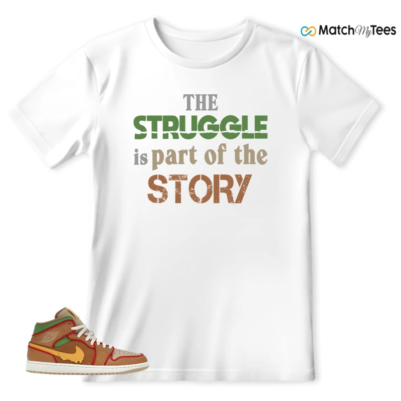 NIKE AIR JORDAN 1 MID SE CHEESEBURGER SNEAKER Matching Tees t-shirt