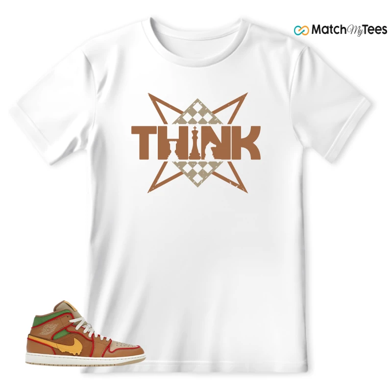 NIKE AIR JORDAN 1 MID SE CHEESEBURGER SNEAKER Matching Tees t-shirt