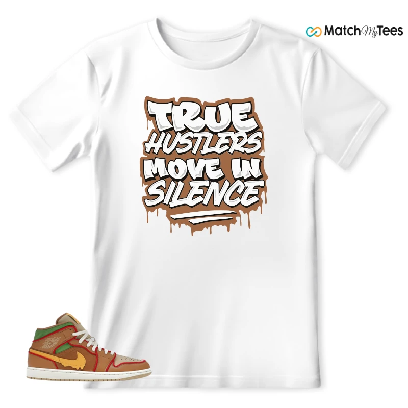 NIKE AIR JORDAN 1 MID SE CHEESEBURGER SNEAKER Matching Tees t-shirt