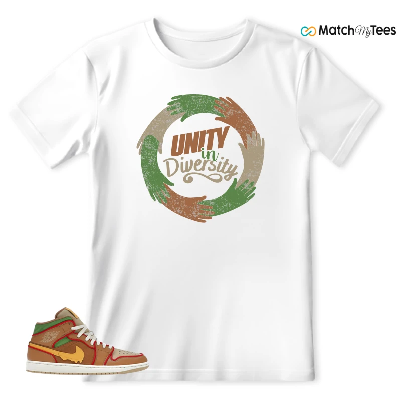 NIKE AIR JORDAN 1 MID SE CHEESEBURGER SNEAKER Matching Tees t-shirt