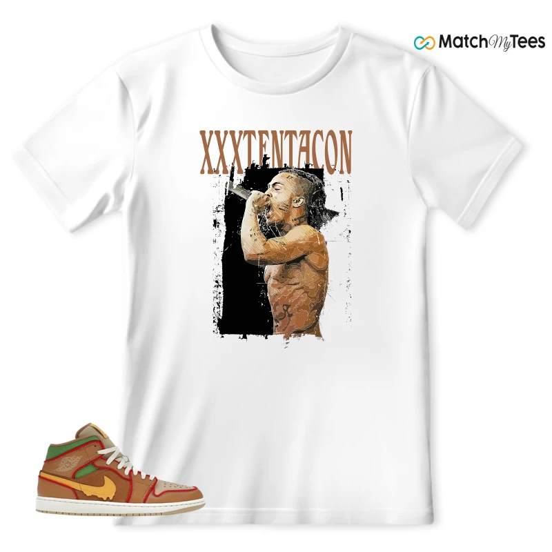 NIKE AIR JORDAN 1 MID SE CHEESEBURGER SNEAKER Matching Tees t-shirt