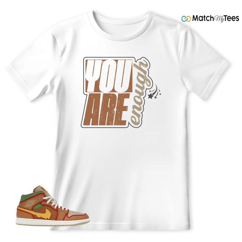 NIKE AIR JORDAN 1 MID SE CHEESEBURGER SNEAKER Matching Tees t-shirt