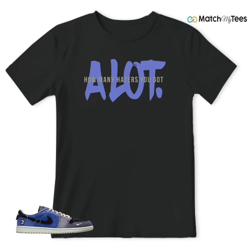 NIKE AIR JORDAN 1 RETRO LOW OG X ZION WILLIAMSON VOODOO ALTERNATE SNEAKER Matching Tees t-shirt
