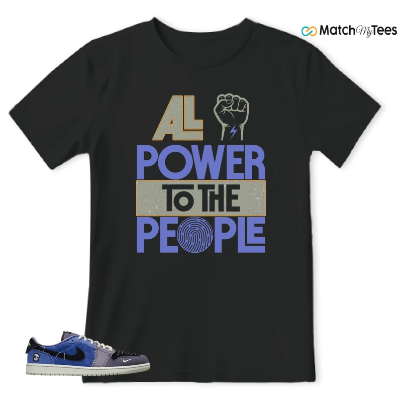 NIKE AIR JORDAN 1 RETRO LOW OG X ZION WILLIAMSON VOODOO ALTERNATE SNEAKER Matching Tees t-shirt