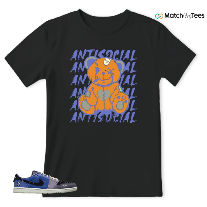 NIKE AIR JORDAN 1 RETRO LOW OG X ZION WILLIAMSON VOODOO ALTERNATE SNEAKER Matching Tees t-shirt