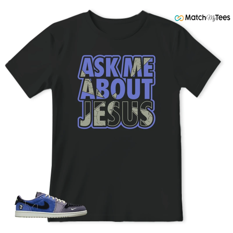 NIKE AIR JORDAN 1 RETRO LOW OG X ZION WILLIAMSON VOODOO ALTERNATE SNEAKER Matching Tees t-shirt