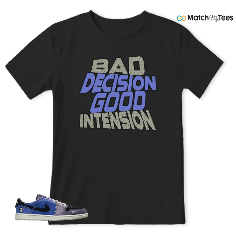 NIKE AIR JORDAN 1 RETRO LOW OG X ZION WILLIAMSON VOODOO ALTERNATE SNEAKER Matching Tees t-shirt