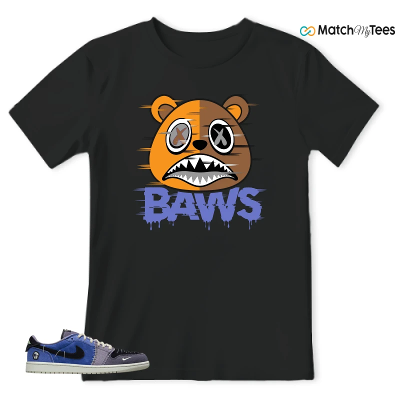 NIKE AIR JORDAN 1 RETRO LOW OG X ZION WILLIAMSON VOODOO ALTERNATE SNEAKER Matching Tees t-shirt