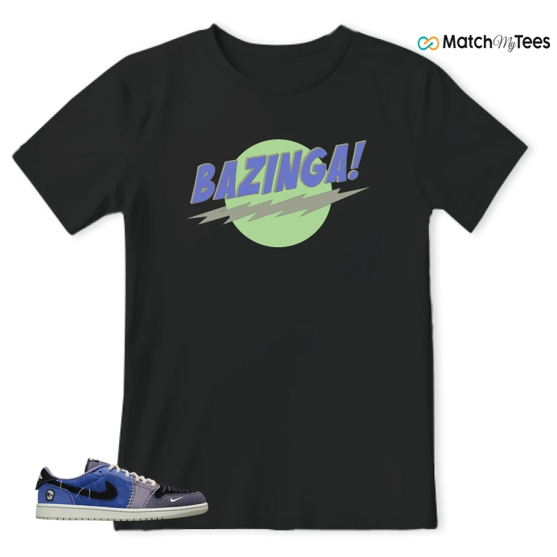 NIKE AIR JORDAN 1 RETRO LOW OG X ZION WILLIAMSON VOODOO ALTERNATE SNEAKER Matching Tees t-shirt