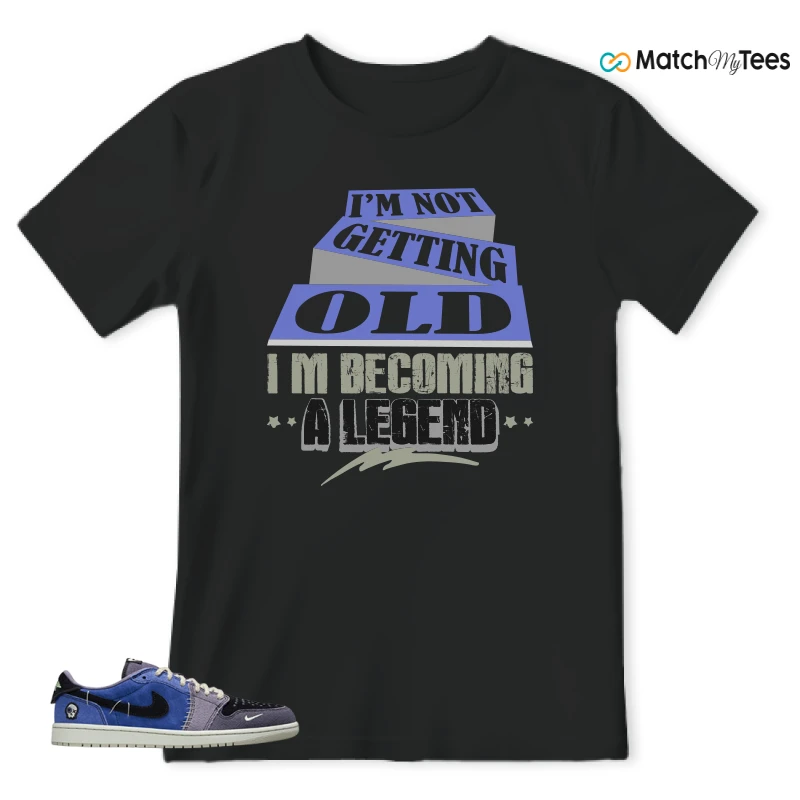 NIKE AIR JORDAN 1 RETRO LOW OG X ZION WILLIAMSON VOODOO ALTERNATE SNEAKER Matching Tees t-shirt