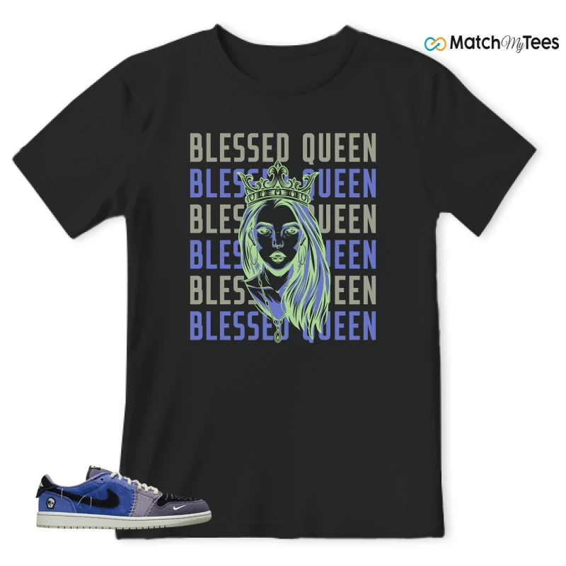 NIKE AIR JORDAN 1 RETRO LOW OG X ZION WILLIAMSON VOODOO ALTERNATE SNEAKER Matching Tees t-shirt