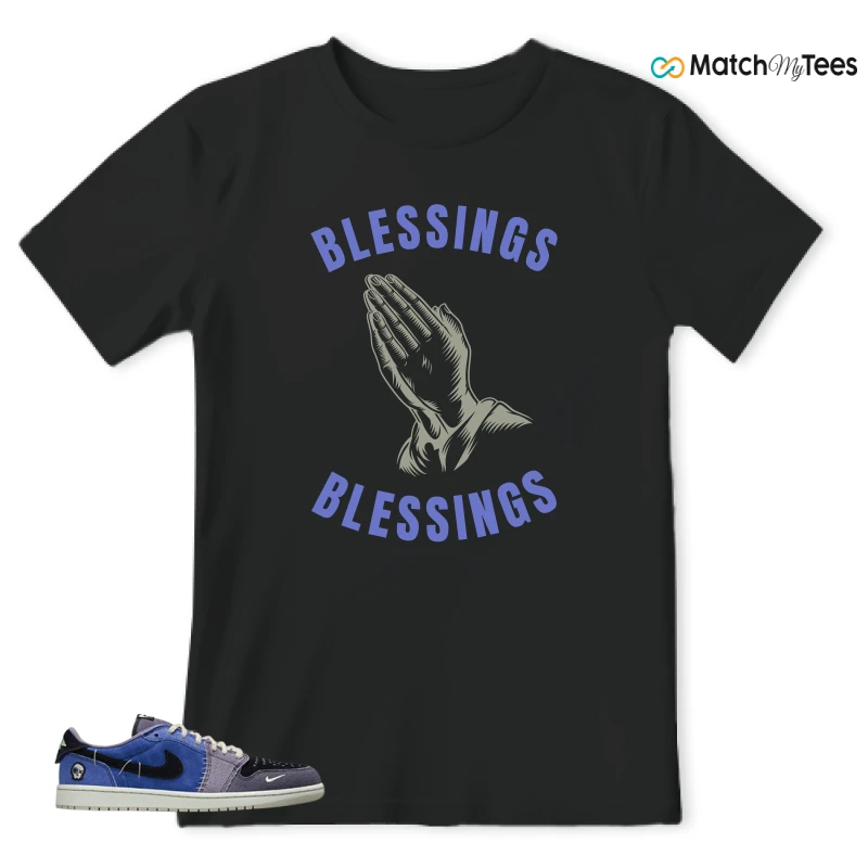 NIKE AIR JORDAN 1 RETRO LOW OG X ZION WILLIAMSON VOODOO ALTERNATE SNEAKER Matching Tees t-shirt