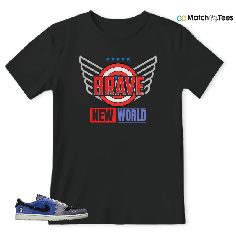 NIKE AIR JORDAN 1 RETRO LOW OG X ZION WILLIAMSON VOODOO ALTERNATE SNEAKER Matching Tees t-shirt