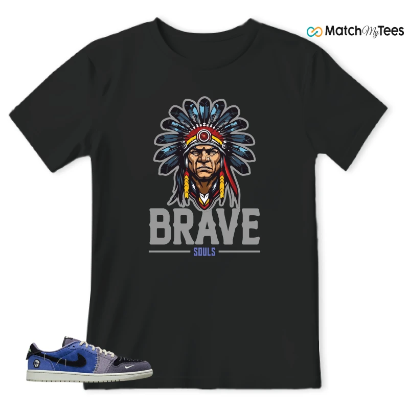 NIKE AIR JORDAN 1 RETRO LOW OG X ZION WILLIAMSON VOODOO ALTERNATE SNEAKER Matching Tees t-shirt