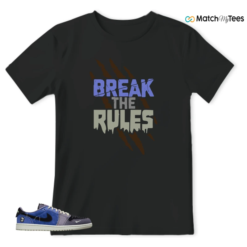 NIKE AIR JORDAN 1 RETRO LOW OG X ZION WILLIAMSON VOODOO ALTERNATE SNEAKER Matching Tees t-shirt
